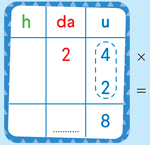 Moltiplicazione senza cambio - passo 1