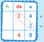 Moltiplicazione senza cambio - passo 2