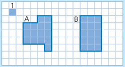 Poligoni A e B su griglia