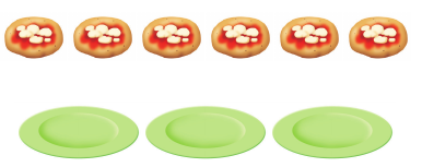 6 torte divise in 3 gruppi