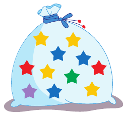 Sacchetto con stelle