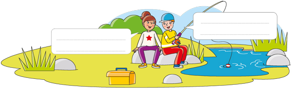 Disegno con due bambini