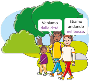 Bambini che camminano